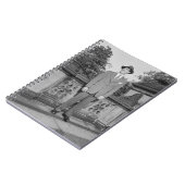 Mann im Hut Notizblock (Linke Seite)