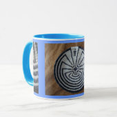 Mann im LABYRINTH Tohono O'odham Bas… - Besonders Tasse (Vorderseite Links)