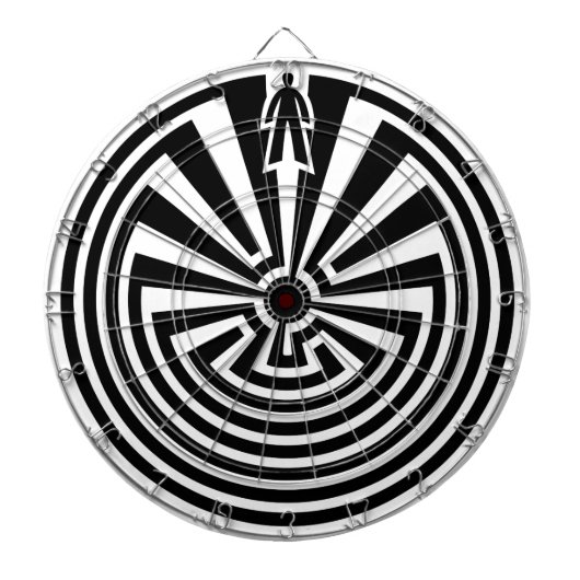 Mann im Maze, Indianer, Itoi, Papago Dartscheibe (vorne)