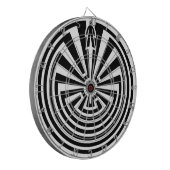 Mann im Maze, Indianer, Itoi, Papago Dartscheibe (Vorderseite Links)