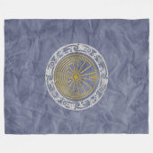 MANN IM MAZE Zierwerk + Ihr Hintergrund Fleecedecke (Vorderseite (Horizontal))