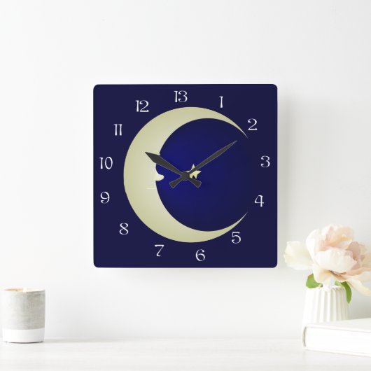 Mann im Mond 13 Stunden Uhr (Zuhause)