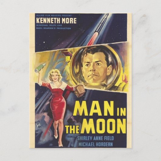 Mann im Mond Postkarte (Vorderseite)