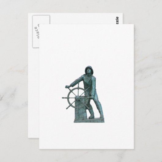 Mann im Rad Logo Postkarte (Vorne/Hinten)