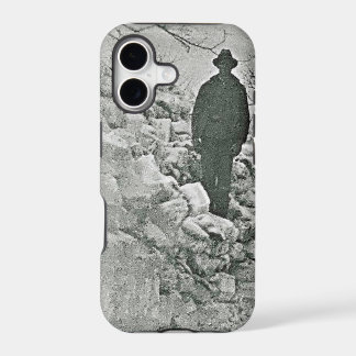 Mann im Schnee Case-Mate iPhone-Hülle