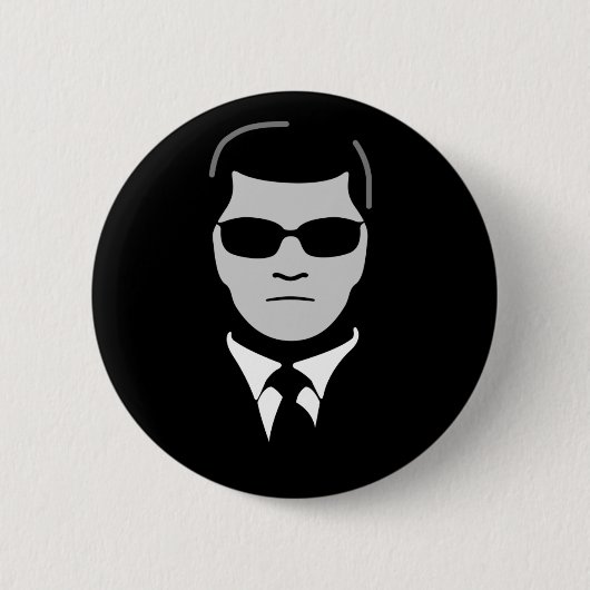 Mann im Schwarzen Button (Vorderseite)
