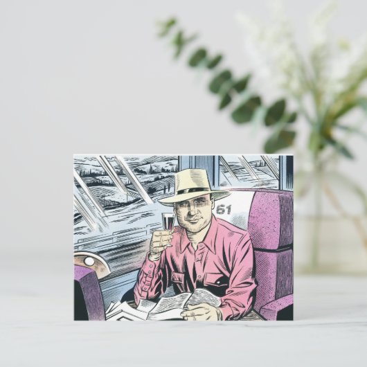 Mann im Sitz 61 Postkarten ... (Stehend Vorderseite)