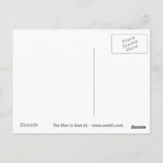 Mann im Sitz 61 Postkarten ... (Rückseite)