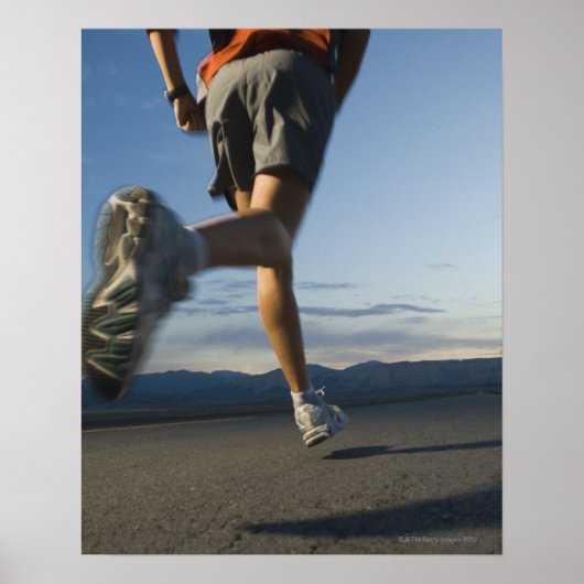 Mann im Sportgerät Poster (Vorne)