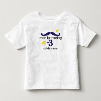 Mann im Training 3. Geburtstag Kleinkind T-shirt