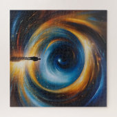 Mann in Bewegung Puzzle (Horizontal)