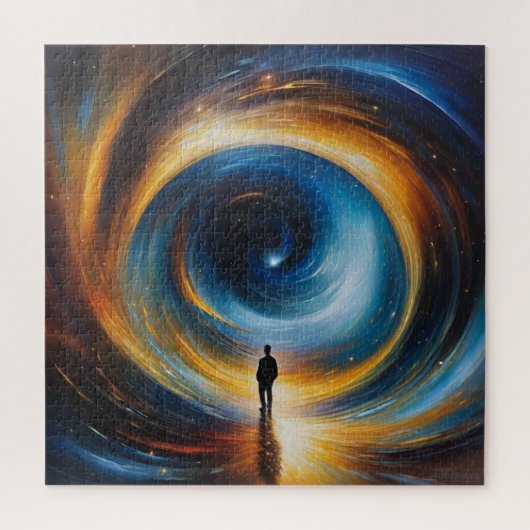 Mann in Bewegung Puzzle (Vertikal)