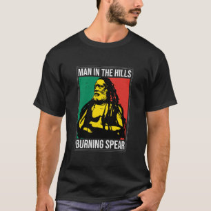Mann in den Hügeln - brennender Speer T-Shirt