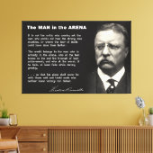 Mann in der Arena-Rede - Teddy Roosevelt 1910 Leinwanddruck (Insitu (Wohnzimmer))