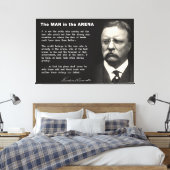 Mann in der Arena-Rede - Teddy Roosevelt 1910 Leinwanddruck (Insitu (Schlafzimmer))