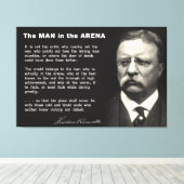 Mann in der Arena-Rede - Teddy Roosevelt 1910 Leinwanddruck (Insitu (Holzboden))
