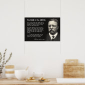 Mann in der Arena-Rede - Teddy Roosevelt 1910 Poster (Küche)