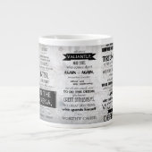 Mann in der Arena-Tasse Jumbo-Tasse (Vorderseite)