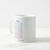 Mann in der Arena-Teddy Roosevelt-Rede Kaffeetasse (Vorderseite Links)