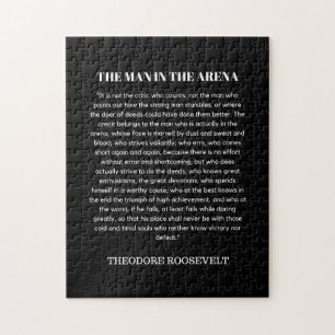 Mann in der Arena Theodore Roosevelt Puzzle