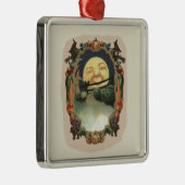 Mann in der Mondhütte Ornament Aus Metall (Rechts)