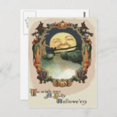 Mann in der Mondhütte Postkarte (Vorne/Hinten)