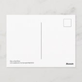 Mann in der Roten Robe Postkarte (Rückseite)