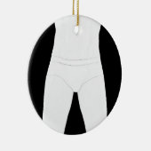 Mann in der Unterwäsche-Verzierung Keramikornament (Rechts)