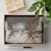 Mann in einem Boot Impressionist Malerei Dekoupage Seidenpapier (Geschenk)