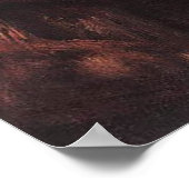 Mann in einem goldenen Helmplakat Poster (Ecke)