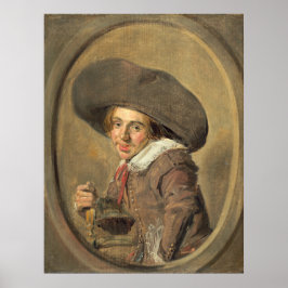Mann in einem großen Hut - Frans Hals Fine Art Pos Poster