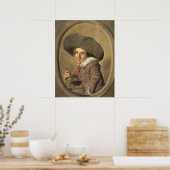 Mann in einem großen Hut - Frans Hals Fine Art Pos Poster (Küche)