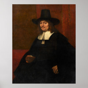 Mann in einem großen Hut - Rembrandt Fine Art Post Poster