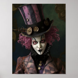 Mann in einem Tophat Poster