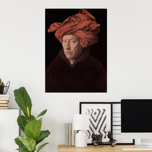 Mann in einem Turban-Poster Poster (Heimbüro)