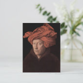 Mann in einem Turban Postkarte (Stehend Vorderseite)