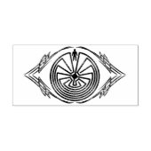 MANN IN MAZE - Tätowierrahmen für Stämme I Gummistempel (Prägung)
