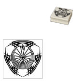 MANN IN MAZE - Tätowierrahmen für Stämme II Gummistempel (Stempel)