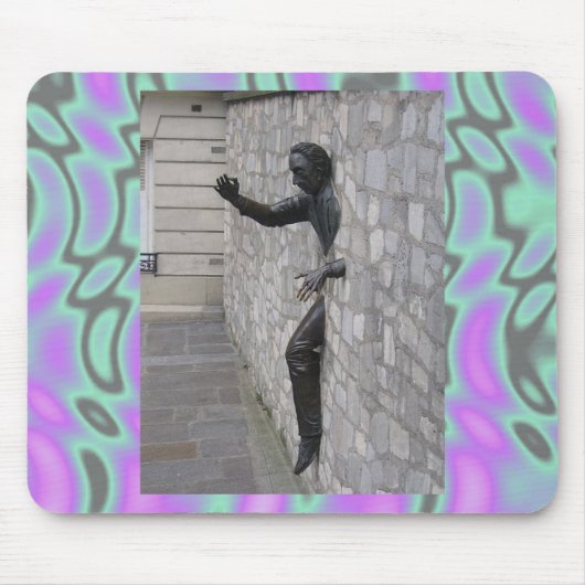 Mann in Paris Mouse Pad Mousepad (Vorne)