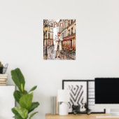 Mann in Paris Poster (Heimbüro)