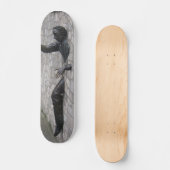 Mann in Paris Skateboard (Vorderseite)