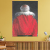 Mann in Red Coat Leinwanddruck (Insitu (Wohnzimmer))