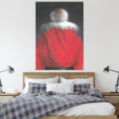 Mann in Red Coat Leinwanddruck (Insitu (Schlafzimmer))