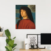 Mann in Rot - Giovanni Bellini Kunstgedicht Poster (Heimbüro)
