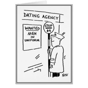 Mann in Uniform sucht ein Date.