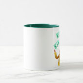 Mann-jonglierende Dollar Tasse (Zentrum)