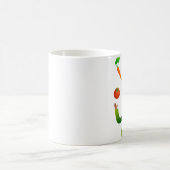 Mann-jonglierendes Gemüse Kaffeetasse (Mittel)