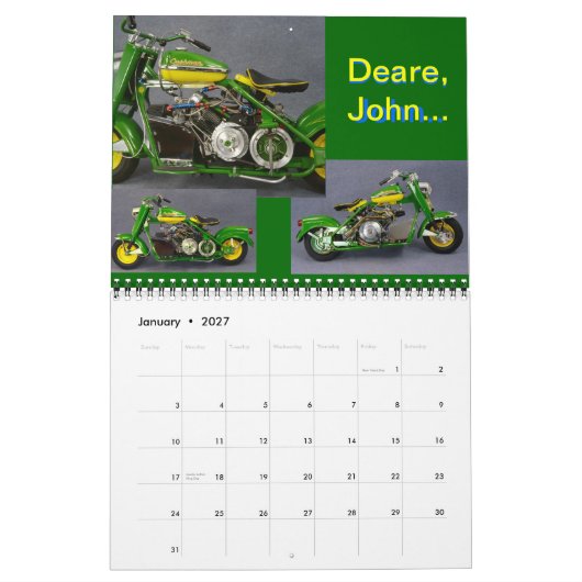 Mann! Kalender (Jan 2027)