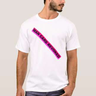 Mann-Karte widerrufen T-Shirt