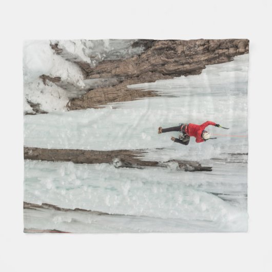 Mann Klettereis, Colorado Fleecedecke (Vorderseite (Horizontal))